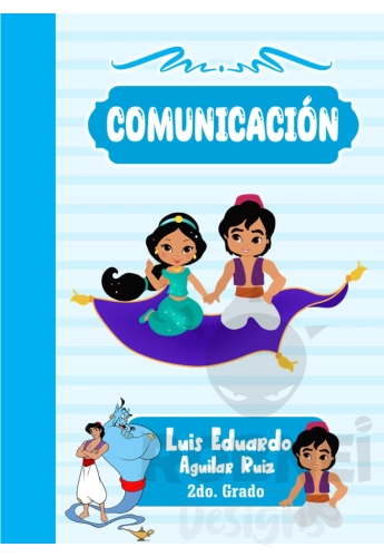 Aladdin y Jasmine 01 Portada